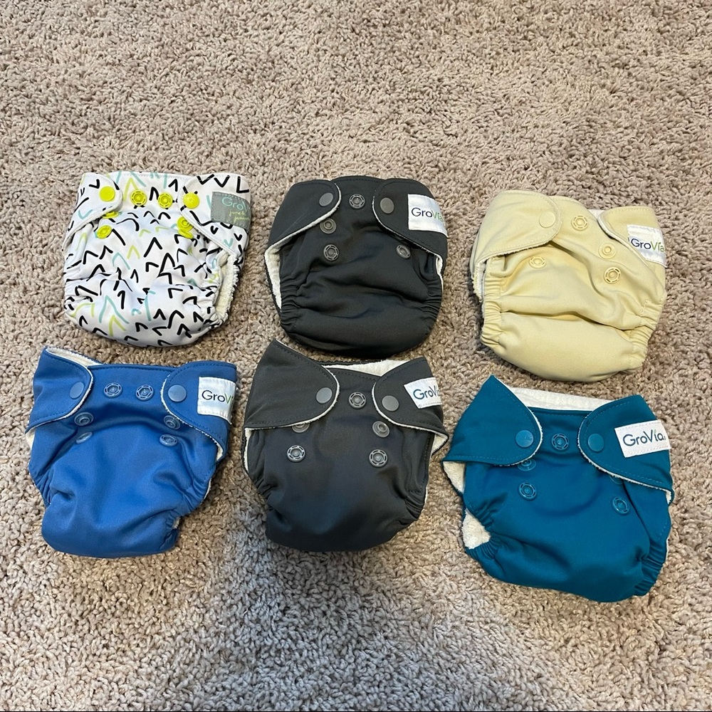 Grovia Newborn All in One Cloth Diaper Set